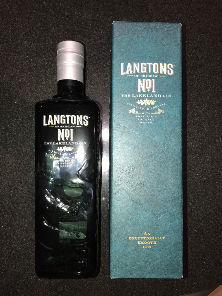 A friend introduced me to this. It's now my go to gin #langtonsno1 #gin #citrus #thelakes