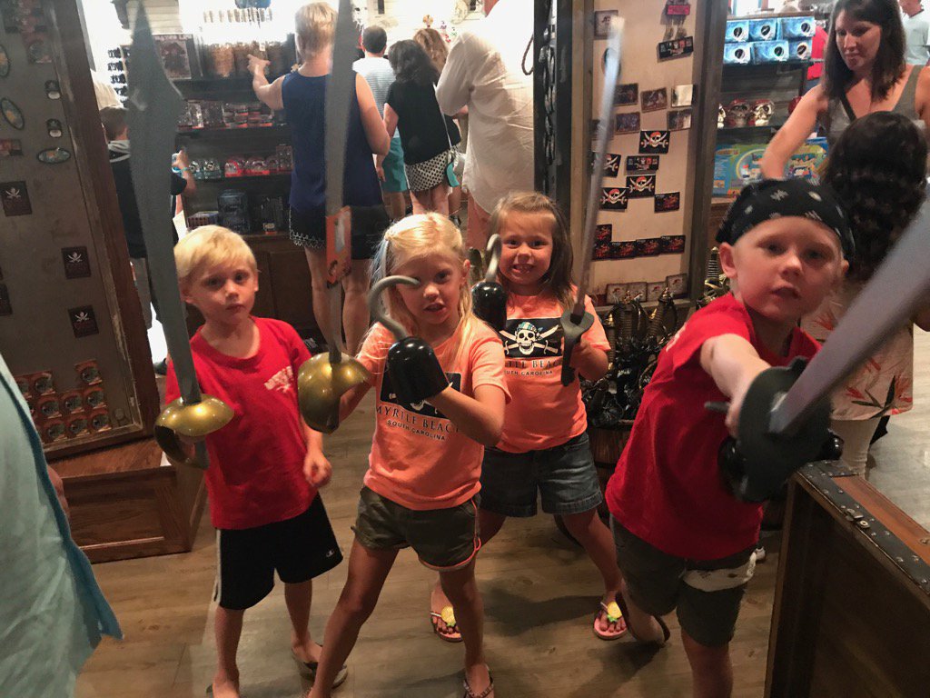 dennischapmon's tweet photo. Four of my five little buccaneers. Arrrrr! https://t.co/nrXe7whzk5
