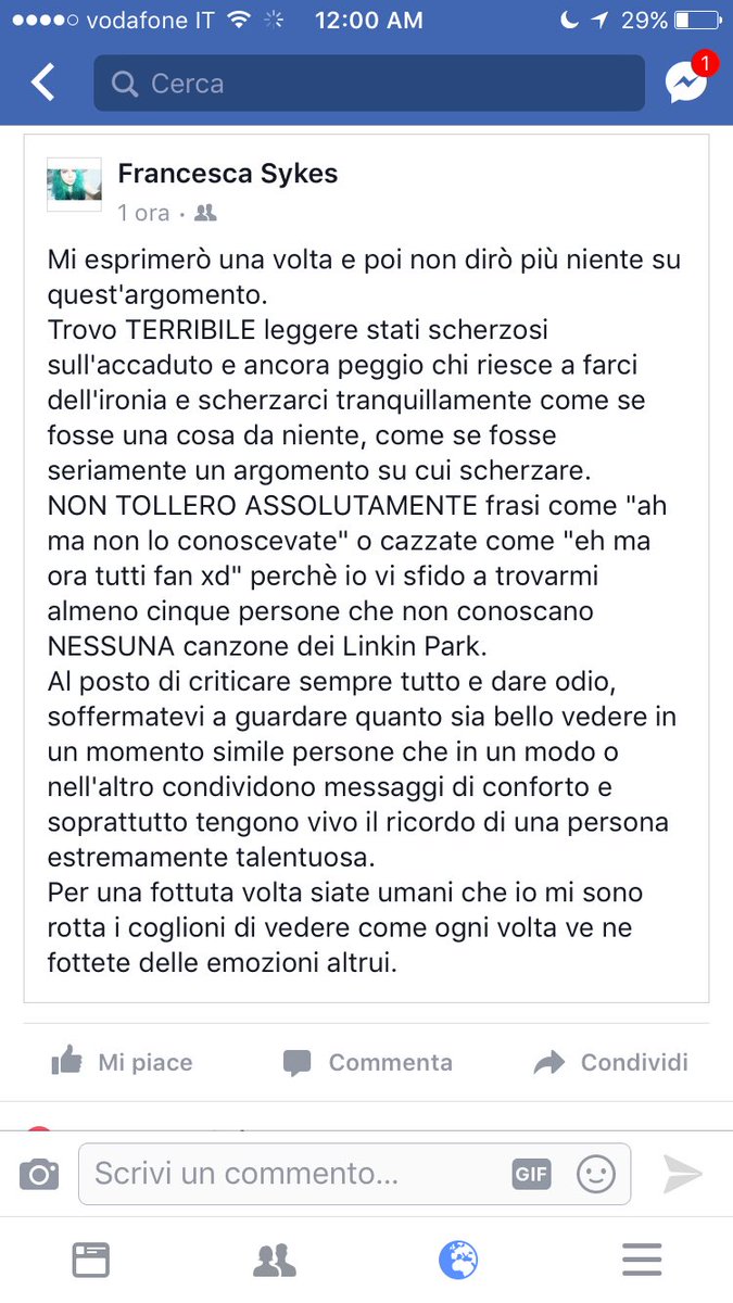 SHIBALOVERR's tweet photo. Non c'è nient'altro da aggiungere. 'Chester'  #LinkinPark https://t.co/zaolKBKOJv