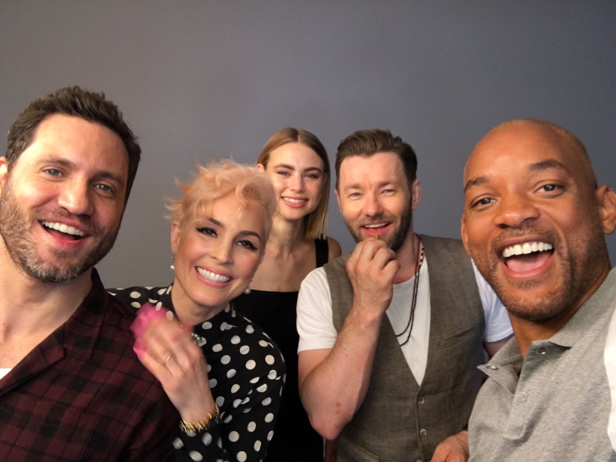 Getting ready for our Hall H panel. You coming? #SDCC #BrightMovie