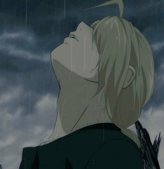 ElBuhonero_'s tweet photo. "Estas lágrimas que brotan de mis ojos no son de debilidad ni arrepentimiento, son fragmentos de mi dolor..."
#FMA https://t.co/bGmwjvyNd8