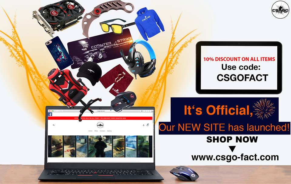 FACTCSGO's tweet photo. 🔥🔥🔥https://t.co/yV4NiSp3Zl🔥🔥🔥
SHOP NOW: ALL ITEMS ON SALE +
discount code: CSGOFACT https://t.co/XZWewEjDZT