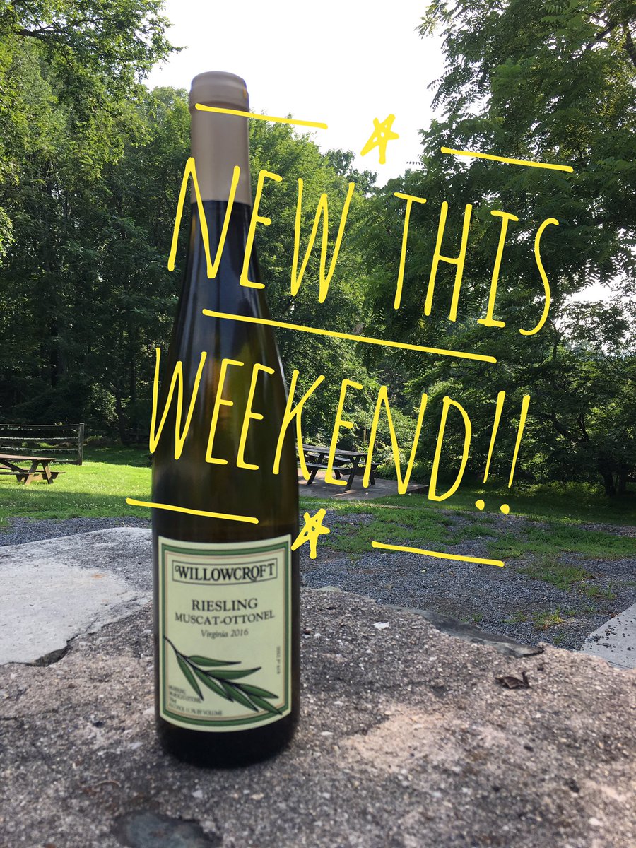 WillowcroftFarm's tweet photo. 2016 Riesling Muscat-Ottonel will be out this weekend!! Cheers 🍷#loudoun #loudouncounty #drinklocal #willowcroft #riesling #muscatottonel https://t.co/ZB0cLdQEmN