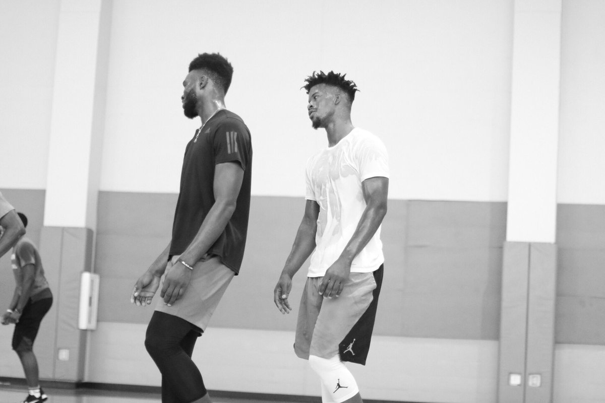 Looks Like Jaylen is Working Out With Jimmy Again DFNkTSJUMAA1Ftf