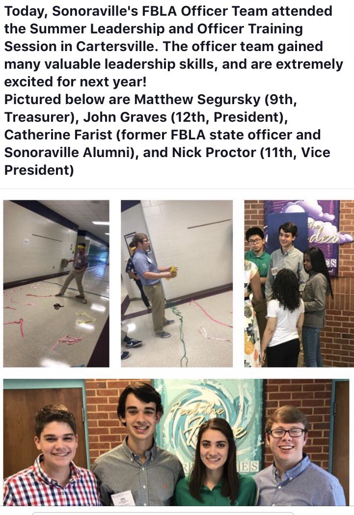 SHS_FBLA's tweet photo. @SHS_FBLA @georgiafbla @cat_f7 @johntgraves29 @NAProctor_ #SLOTS2017 #leadership https://t.co/M9wxgeJybK