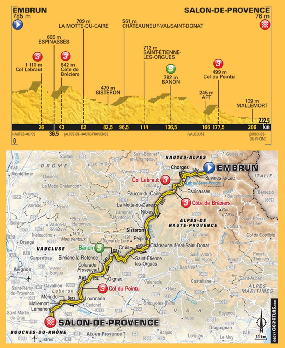 TOUR DE FRANCE Oggi 21 Luglio 2017 Diretta Tappa 19 Embrun / Salon-de-Provence da vedere su Streaming Rai