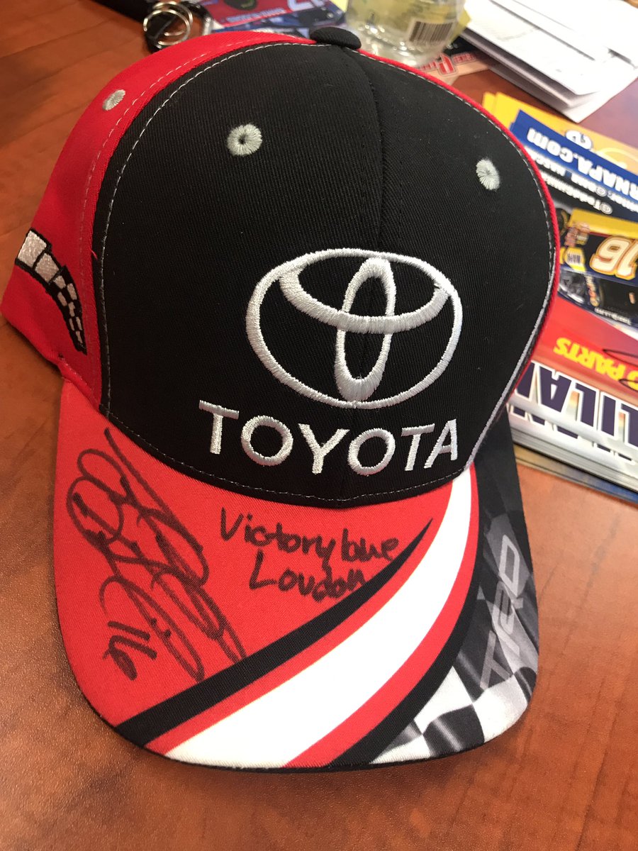 ToddGilliland_'s tweet photo. Who wants to win a signed @ToyotaRacing victory lane hat!? RT this for a chance to win. Winner will be picked tomorrow at 5pm Est. https://t.co/AoH9hm0fpc
