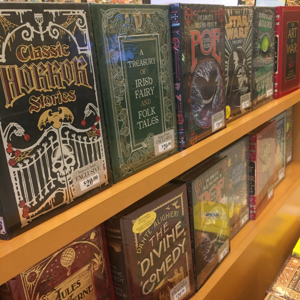 BNIrvineSpectrm's tweet photo. For a limited time our Barnes & Noble Leather Bound Classics are only $15. Build up your library today! #leatherboundclassics #bnbookpassion https://t.co/WPWUzOexF0