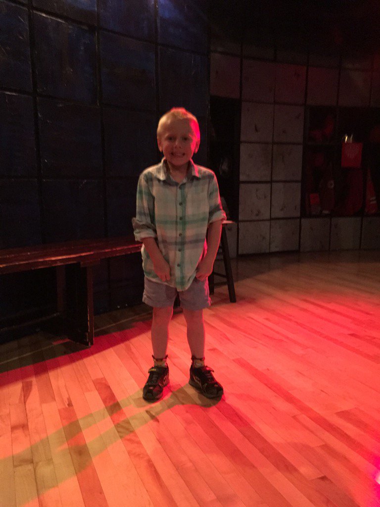CJAllDressedUp's tweet photo. Future @ComedySportzChi star? I think so!! #Csz30 https://t.co/iNv7E3Z6QY