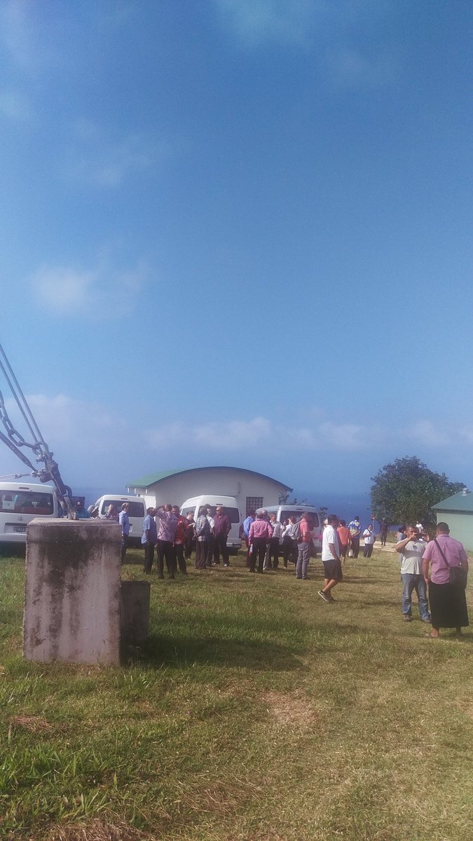 djpam789's tweet image. #ACP-EU #JP Assembly delegates now at the wind farm on Devil's Point. The wind farm is co-funded by the EU. #Vanuatu