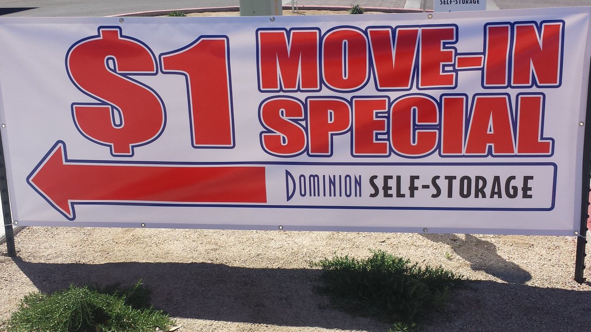 180SelfStorage's tweet image. Come in and take advantage of our $1 move in specials!