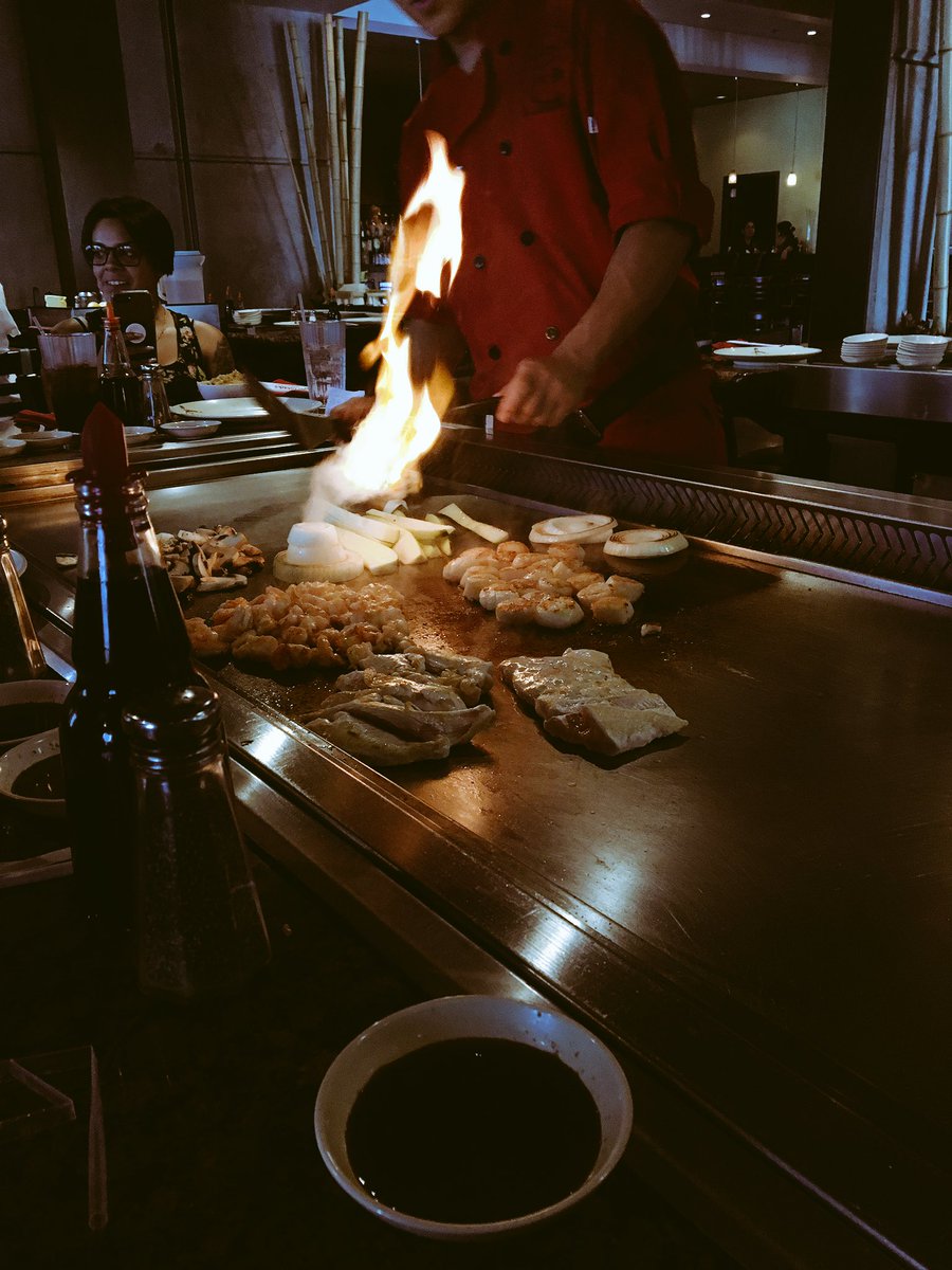 ScottMcCord1's tweet photo. Trying hibachi for the first time at @seeds https://t.co/ryjcLw69pJ