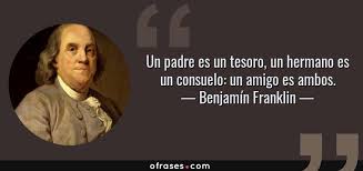 apostolalvarez's tweet image. Un padre es un tesoro, un hermano es un consuelo: un amigo es ambos
(Benjamin Franklin)
