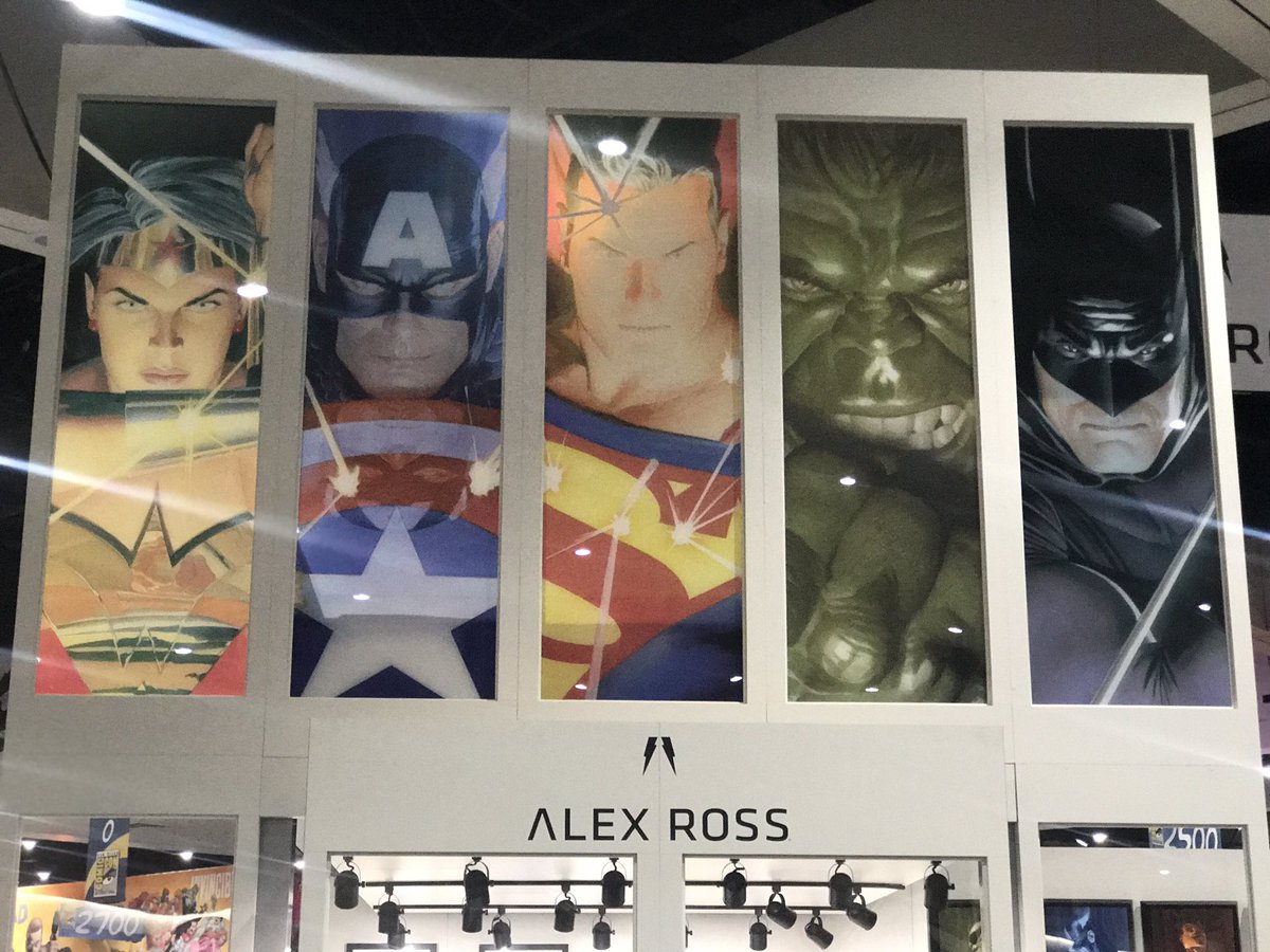 NikkiZinks's tweet photo. #ComicCon #SDCC2017 #alexrossart #ruppscomics #tradeshowlife https://t.co/W7ygFN8HWa
