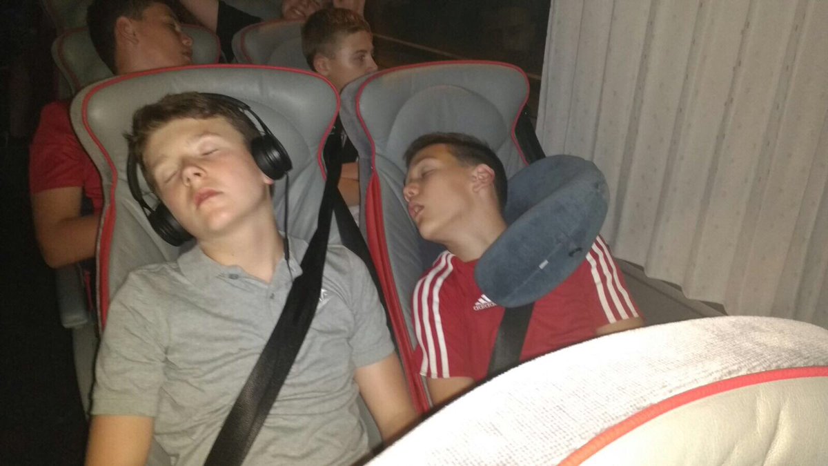 GWBrussels2017's tweet photo. All tucked up on the second coach! #nightnight https://t.co/4ONcFB8GJO