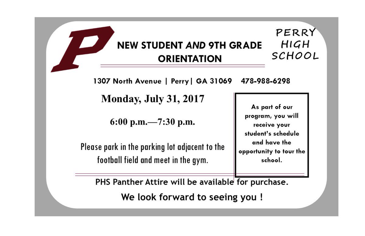 Perry High School tweet media