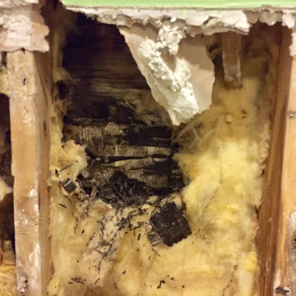 RoofConsultant's tweet photo. Water intrusion can have a devastating effect on your building’s structure. Severe #rot from a "small" #leak. https://t.co/kQHrMDfZds