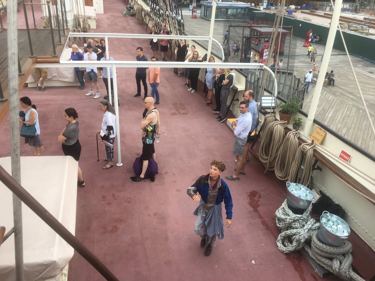 SeaportMuseum's tweet photo. Secrets and Sewalls dance piece aboard Wavertree. Two performances left on 07/27 &amp; 07/30. Get your tickets! #NYC #Dance #KinesisProject https://t.co/SghfoHIJ4d