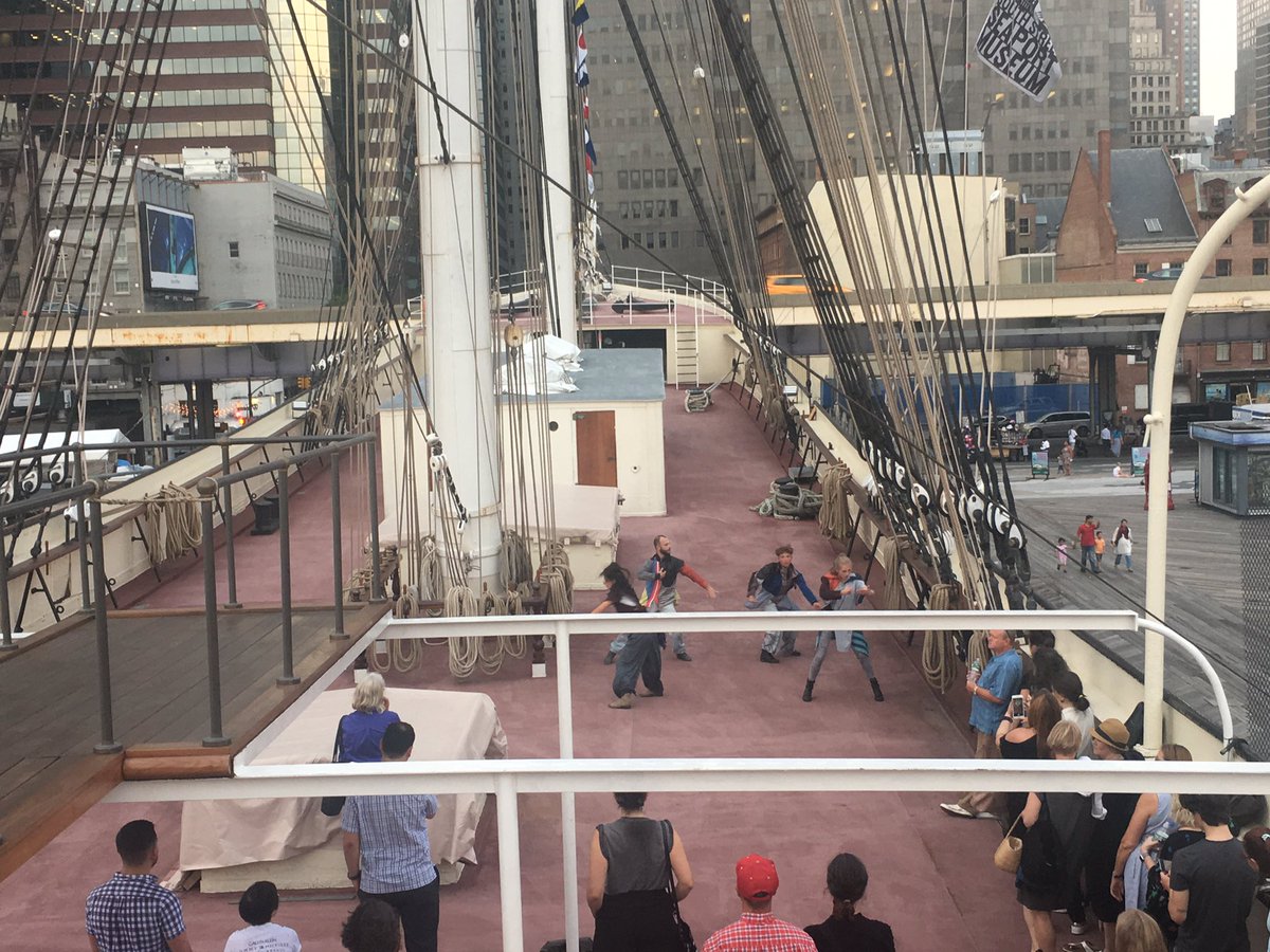 SeaportMuseum's tweet photo. Secrets and Sewalls dance piece aboard Wavertree. Two performances left on 07/27 &amp; 07/30. Get your tickets! #NYC #Dance #KinesisProject https://t.co/SghfoHIJ4d