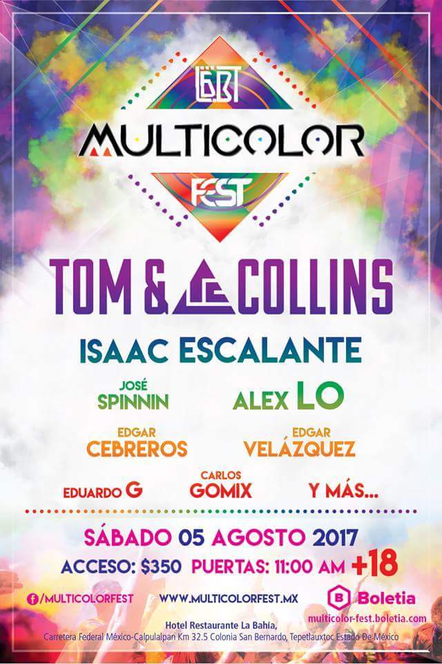 MulticolorFest's tweet photo. ¿Ya tienen sus boletos? Falta muy poco para #MulticolorFest 🎉🎊 5 de #agosto https://t.co/V3GSIsk4zt