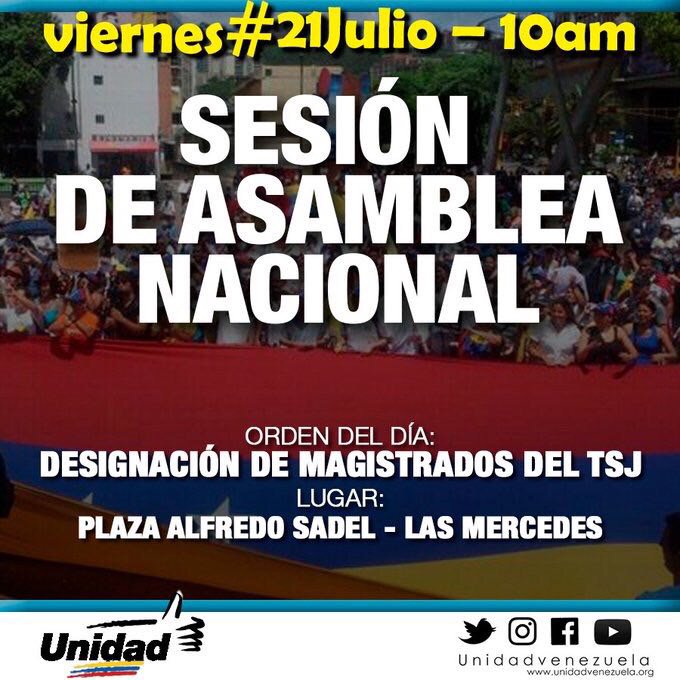 Por si los que manejan las barricadas no lo saben...MAÑANA a las 9am hay evento de la AN. Levántenlas 6am o antes