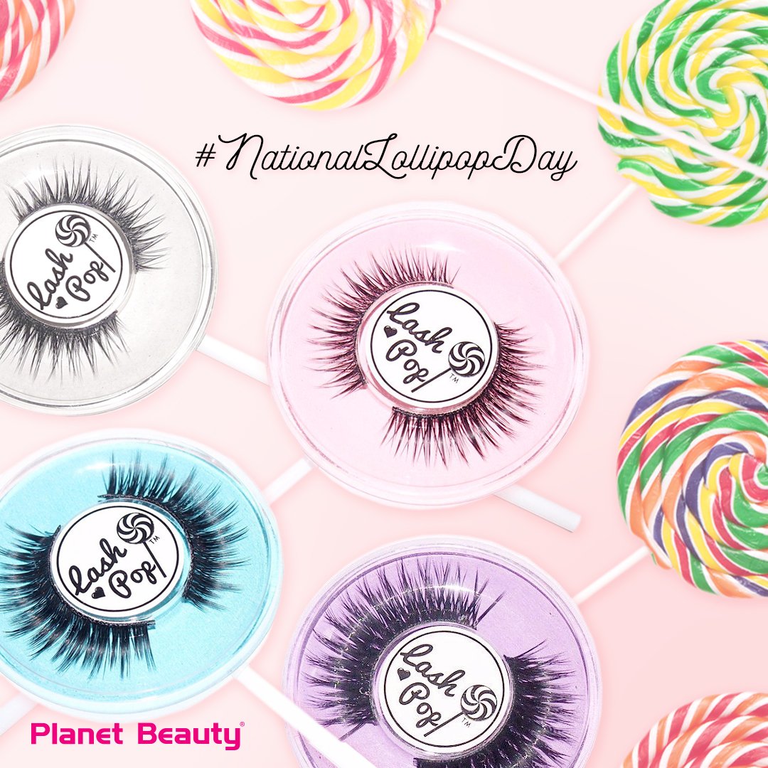 PlanetBeauty's tweet photo. Grab your #LashPop! It's #NationalLollipopDay and the only thing we're thinking about is gorgeous lashes! ๐ https://t.co/ieiiULeVUO