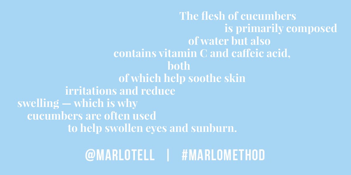 marlosmassage's tweet photo. Load up on those #hydrating foods with all this heat! #cucumbers #healthtips #summer https://t.co/wGvnxYWnCk