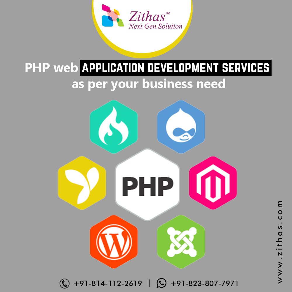 zithastechno's tweet image. Looking for #CustomPhpDevelopmentServices
zithas.com
Email:inquiry@zithas.com
Call:+91-814-112-2619
Whatsapp: +91-823-807-7971