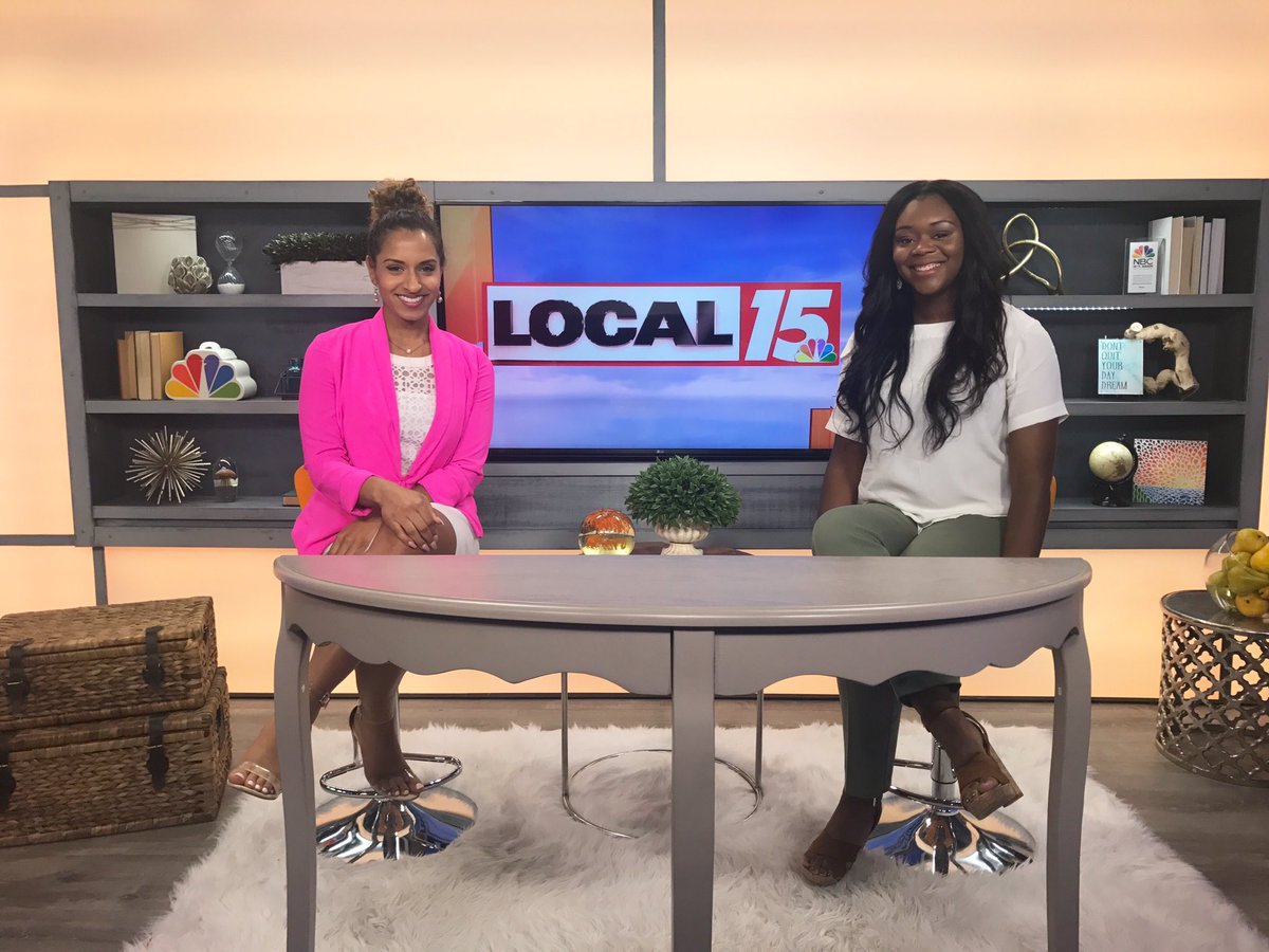 deemarcella's tweet photo. Last day, going to miss these ladies💞 @LOCAL15NEWS https://t.co/dzFlPHW5rA