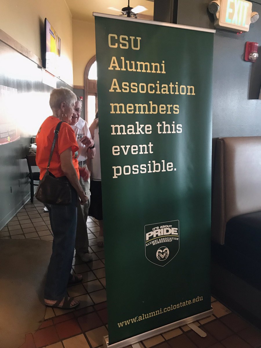 CSUAlumni's tweet photo. #coloradostate alumni reception in Cheyenne, Wyo! #gorams #nopokes https://t.co/mDn2mjohLa