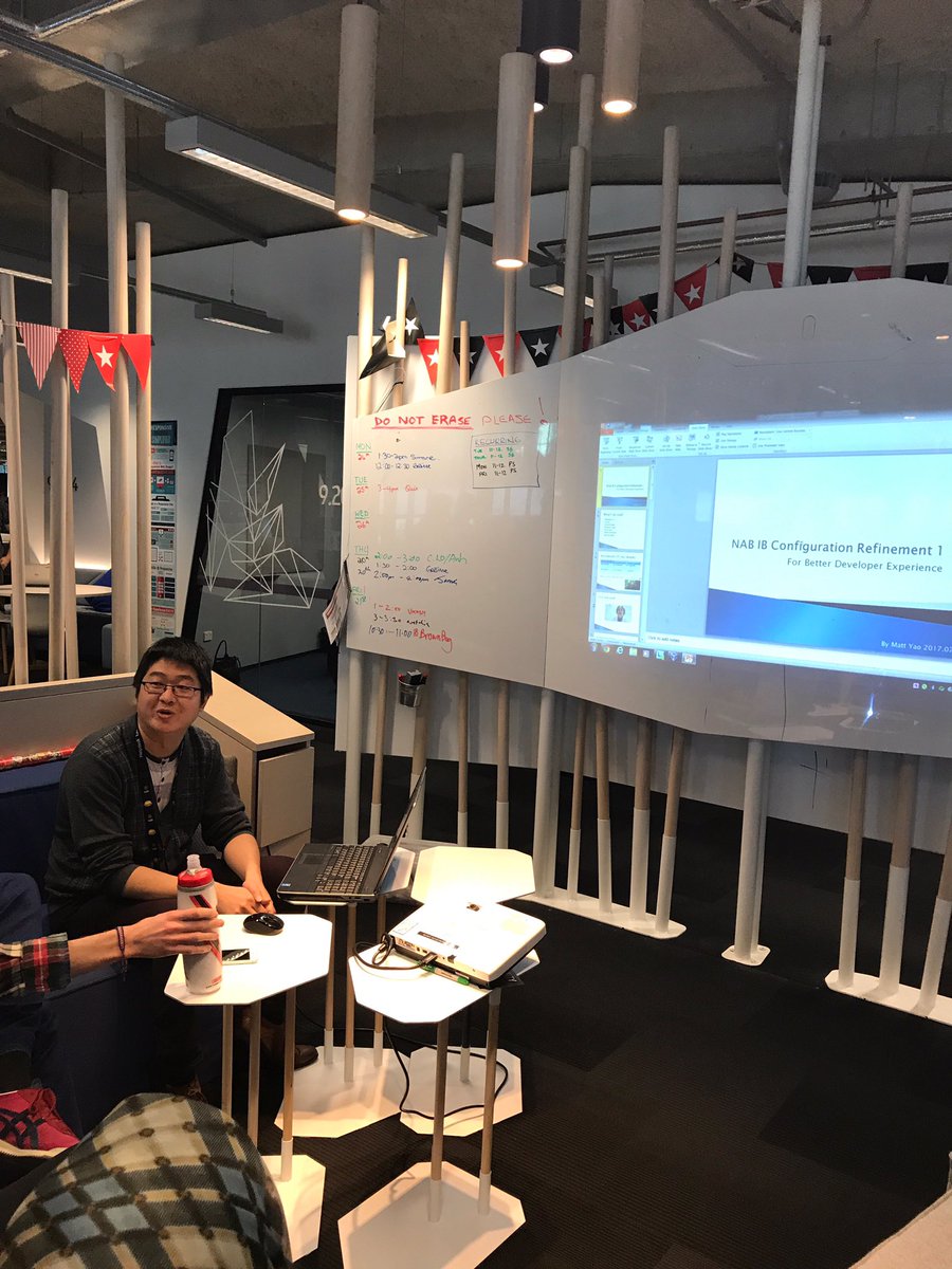 blinkwalker's tweet photo. I am giving a talk @NAB today: Configuration Refinement - for better DX. #nabtalk #betterdx https://t.co/AKW7rE2Wny