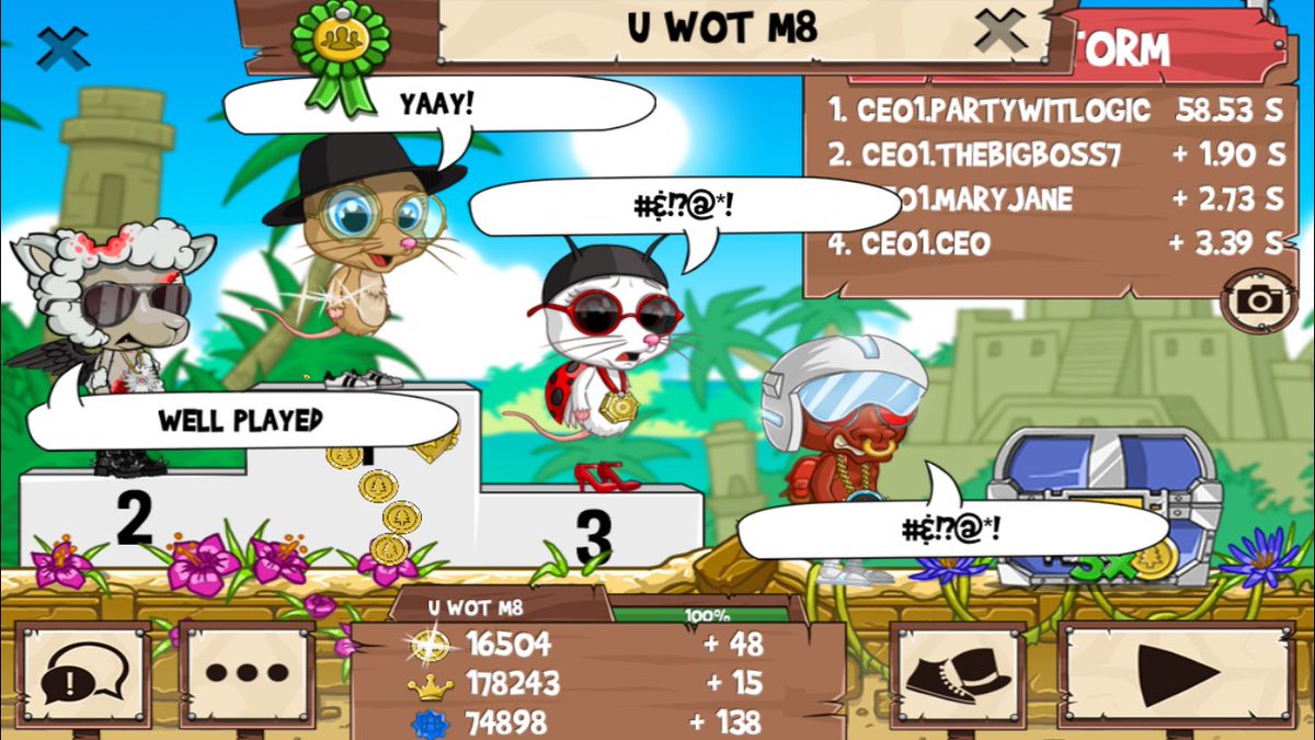 LogicFRMW's tweet photo. You fuckers made me work for it 😭 #funrun2 @CEOBOY_FR2 @MJxAphrodite @HUX_THEBIGBOSS7 GGS https://t.co/xIxCjshjUZ