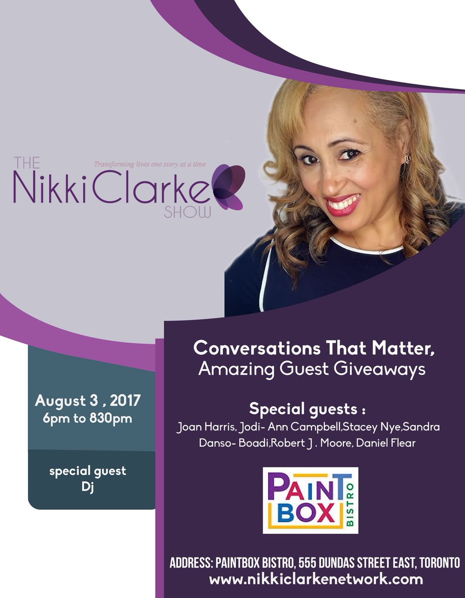 nikkiclarke2020's tweet photo. Looking forward to having you on the Nikki Clarke Show #RobertJMoore Aug 3! https://t.co/hybHlJVLdS