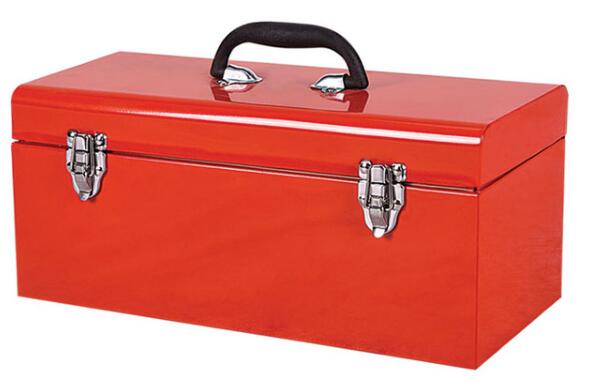 Steel tool box for car repair etc
