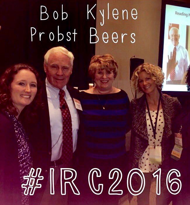 Litlovegal1's tweet photo. You're some of my favorite people, @KyleneBeers @BobProbst! @leahod is w me in this pic.😁 #G2Great #DisruptingThinking #D100pride https://t.co/w88VicFLJs