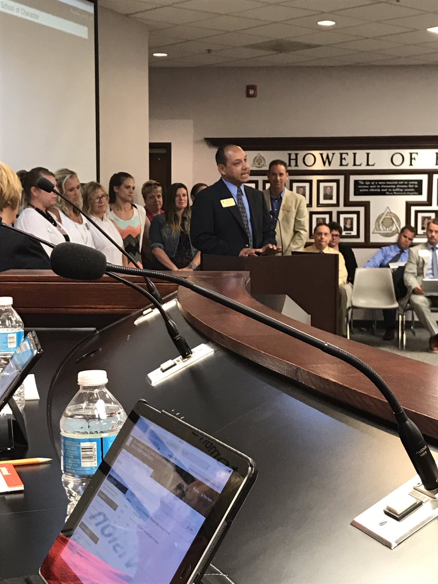 ChadLange4FHSD's tweet photo. @TedHiff speaking at tonight's BOE meeting about FHMS being named a national school of character. Awesome Job π #FHSDpride #FHSDrocks https://t.co/dyyI3WLpyW