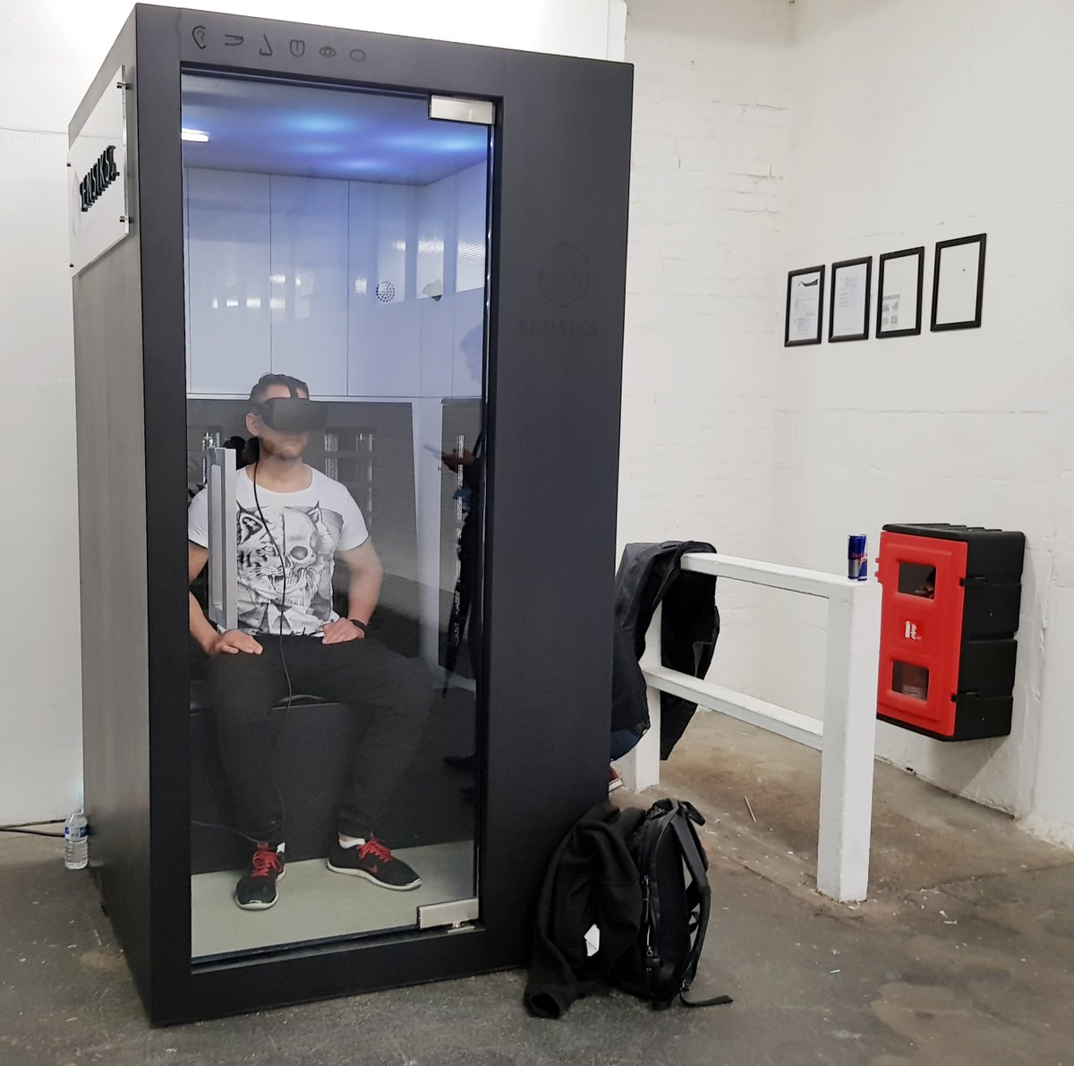 Propellerfish's tweet image. New toy for the office from the clever people at @sensiks @unboundglobal #London. #VR #tech #innovation