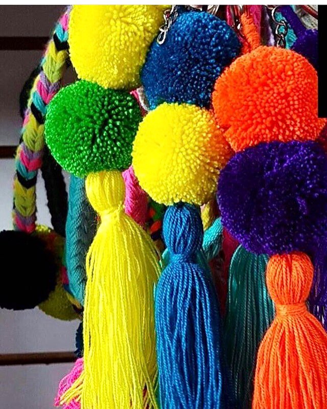 Fleaatsilverst's tweet photo. Pom poms for days. #summerflea #fleaatsilverstreet #handmade #silverstreet #houstonshopping https://t.co/LPoAztHQ5w