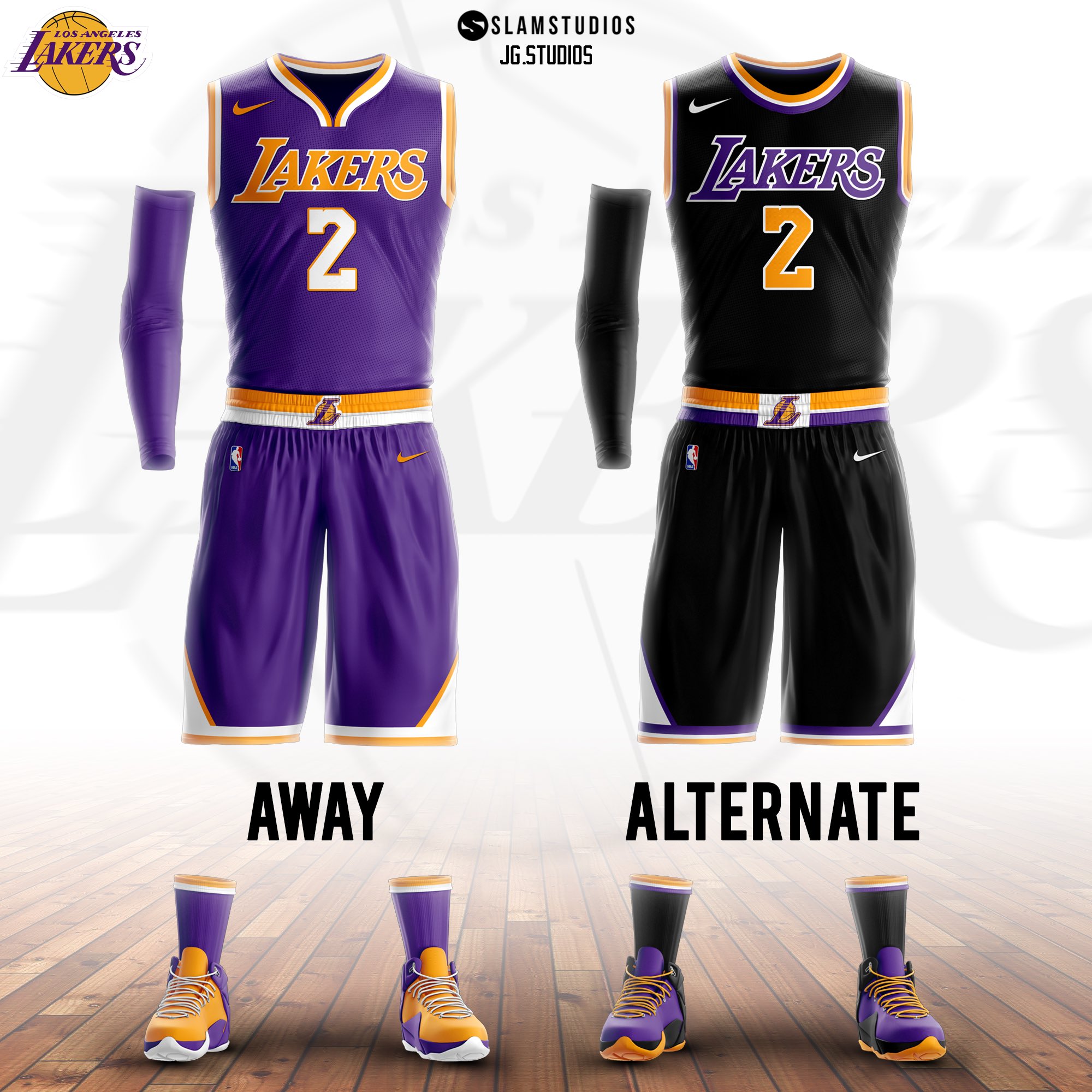 Slam on X: Los Angeles @Lakers jersey concept showcase 🏀 https