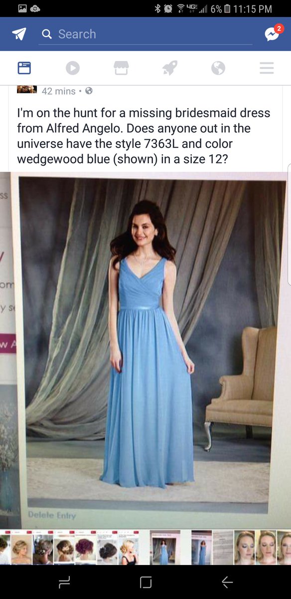 wedgewood blue bridesmaid dresses