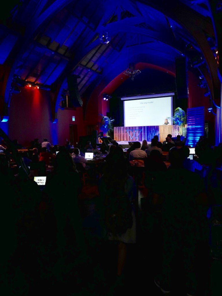 nellwyn's tweet photo. Had a fantastic time speaking and chatting at #wrangleconf today! Thanks to data gurus @hspter @j_houg for the invite! 📷@alisonjudy https://t.co/ZxLryuxrlo