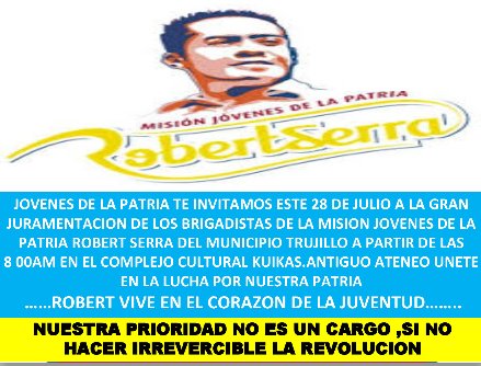 roberts91391049's tweet photo. LA VOZ DE LA JUVENTUD SE SIENTE....NUESTRA PRIORIDAD NO ES UN CARGO ,SI NO HACER IRREVERSIBLE LA REVOLUCION @NicolasMaduro @Mayesocialista https://t.co/SQ5yOudE1e