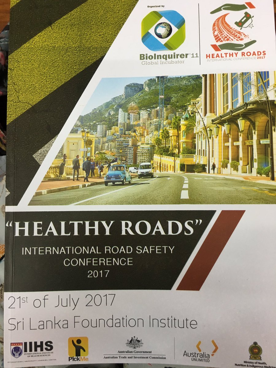 CUparamedic's tweet photo. 2 of the CUParamedic teaching team are in Sri Lanka presenting at the 'Heathy Roads' International Road Safety Conference 2017 https://t.co/FdyyNvnJkb