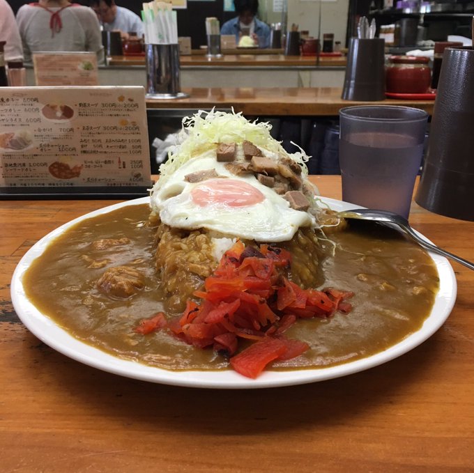 テリー伊藤 おすすめカレー店 中栄 の合がけカレー 有名人 ゆかり お気に入りの店 グルメ カルチャー