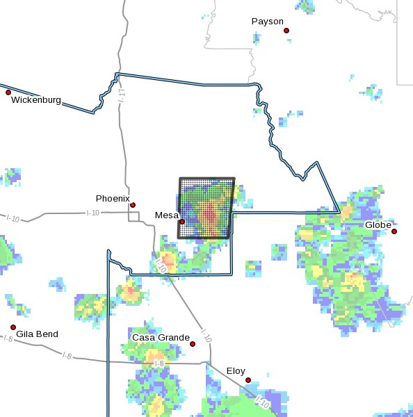 847P   Urban and Small Stream Flood Advisory for E Valley til 945P.
Turn around don't drown. #AZWX #Monsoon2017