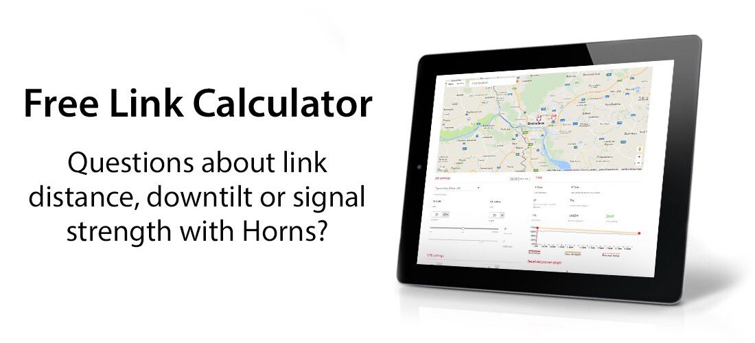 Questions about link distance, downtilt or signal strenght with #SymmetricalHorns? #LinkCalculator is here!

rfelements.com/calc/