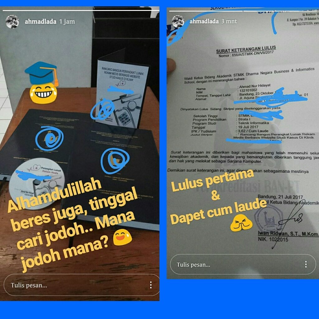 AhmadLada_Pdg's tweet photo. 🎓🎓 https://t.co/4SwPM2iYOv