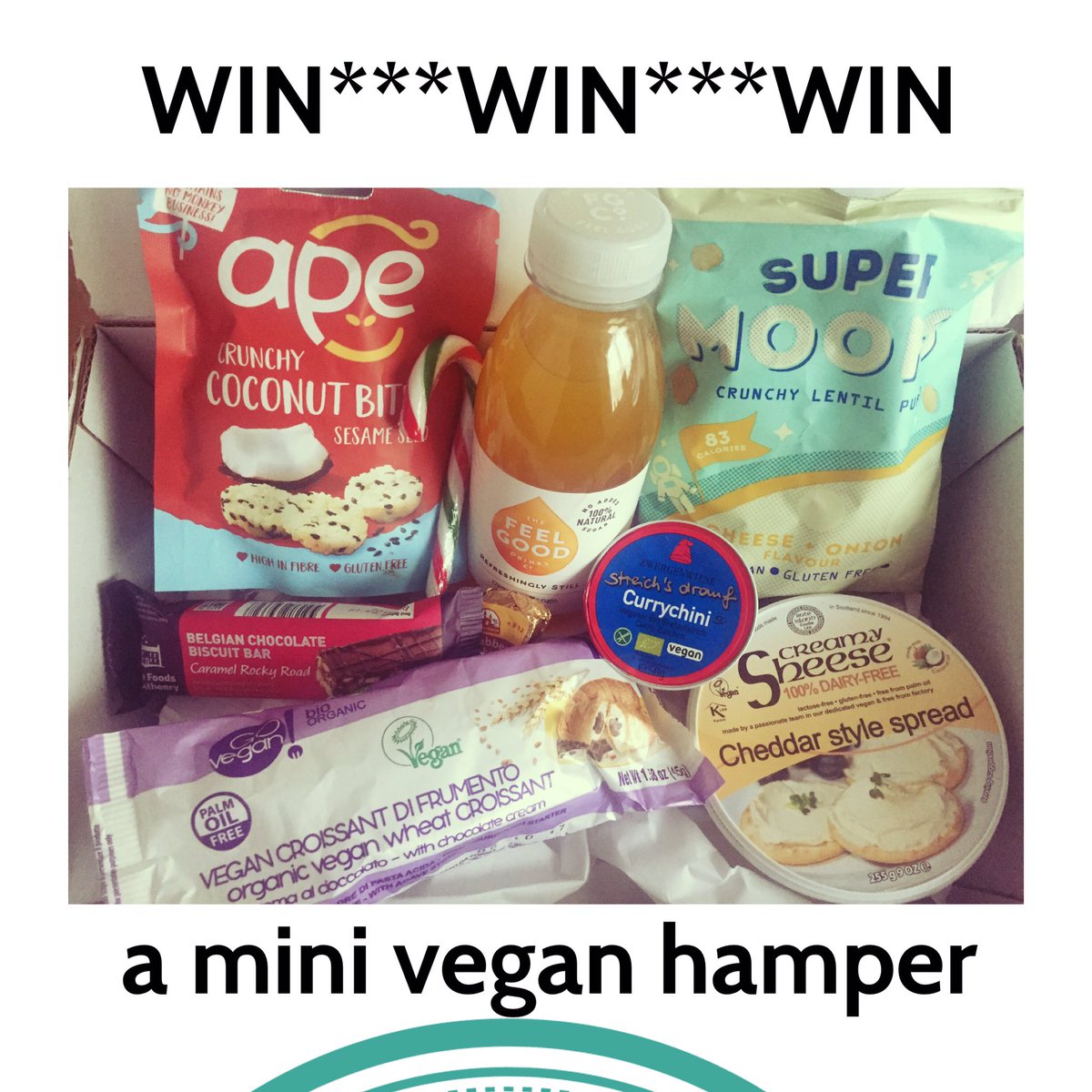 KirlySueKitchen's tweet photo. #RETWEET &amp; #FOLLOW TO ENTER #win a mini #vegan #hamper  #giveaways #prize #prizedraw 3 winners picked Fri 28 July https://t.co/5wjZWrTbys