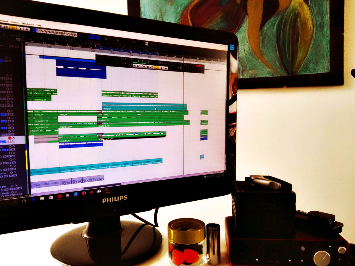 TheJadeVine's tweet photo. "On the creative side again " 
#recording #jadevine #music #RockosModernLife https://t.co/URXTgjQOvv