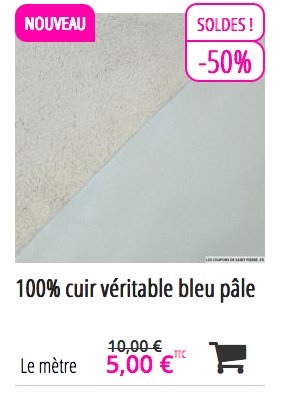 CouponsStPierre's tweet photo. Coup de coeur du Vendredi : 100% cuir véritable à 5€ le coupon : https://t.co/3Uy9sNfepP #cuir #tissus #ventedecuir #couture #saccuir #DIY https://t.co/wT1r9gLTy3